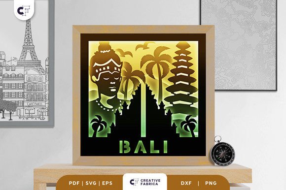 Bali Indonesia 3D Layered Paper Cut: A Brand Designerβs Review of This 3D SVG for Marketing