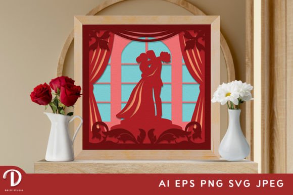 Beautiful Wedding 3D Layered Paper Cut Review