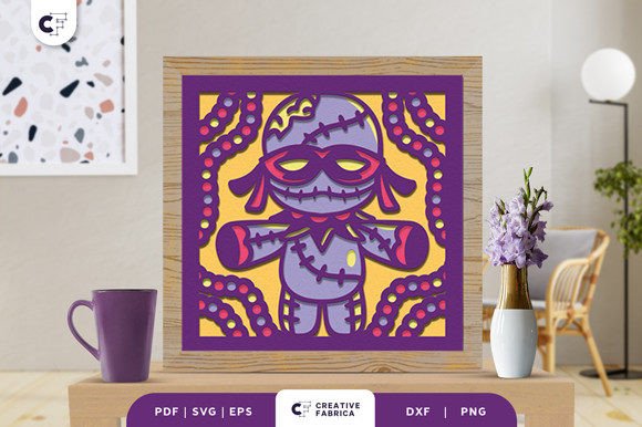 Carnival Voodoo Doll 3D SVG: A Mardi Gras Design Asset Review
