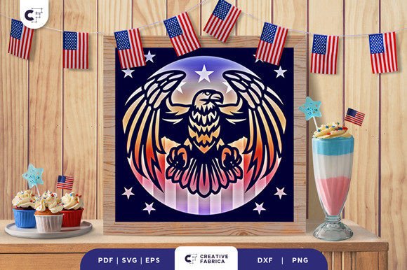Eagle American Flag 3D Shadow Box: A Creator’s Review