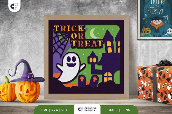 Trick or Treat Halloween Ghost 3D SVG Review