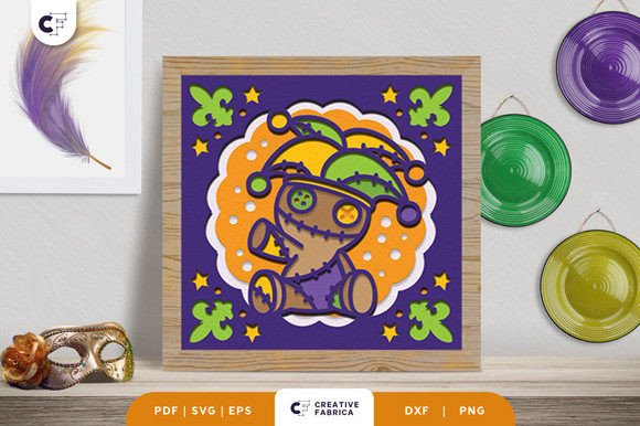 Voodoo Doll Mardi Gras 3D Shadowbox: A Seller’s Review